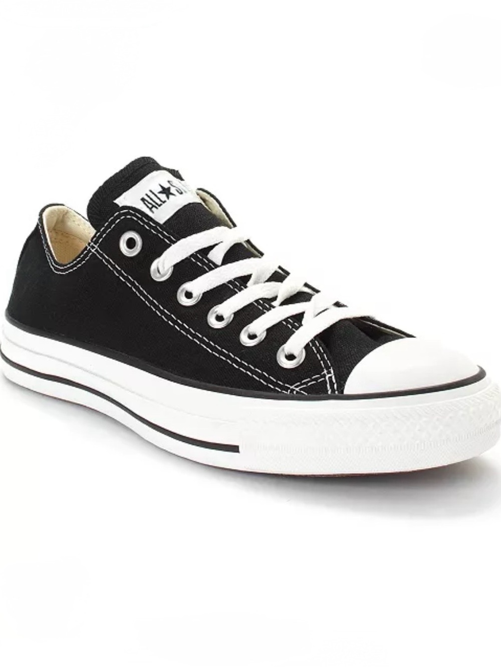 NIB Women's Chuck Taylor All Star Ox Casual Sneakers / BLACK / Size 7